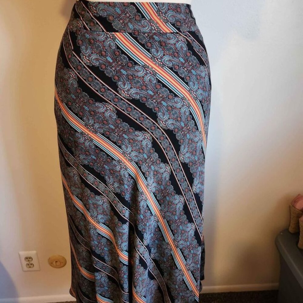 Due Per Due Silk Skirt